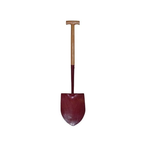Solid Socket Shovel Round No.2 T-Handle