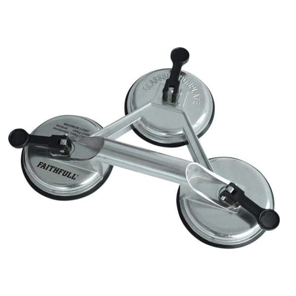 Triple Pad Aluminium Pro Suction Lifter