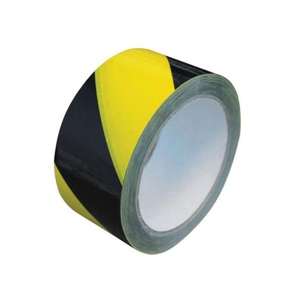 Laminated Self-Adhesive Hazard Tape Black/Yellow 50mm x 33m