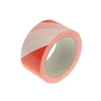 Professional Self-Adhesive Hazard Tape Red/White 50mm x 33m