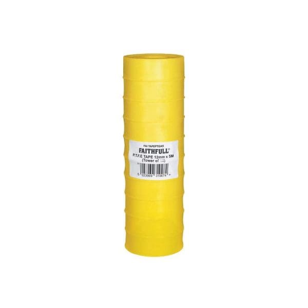 P.T.F.E Gas Tape 12mm x 5m White (Pack 10)