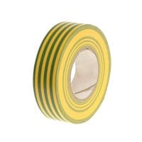 PVC Electrical Tape Green / Yellow 19mm x 20m