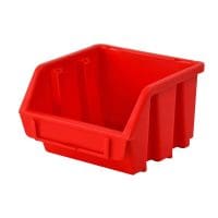 Interlocking Storage Bin Size 1 Red 116 x 112 x 75mm