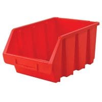 Interlocking Storage Bin Size 3 Red 170 x 240 x 126mm