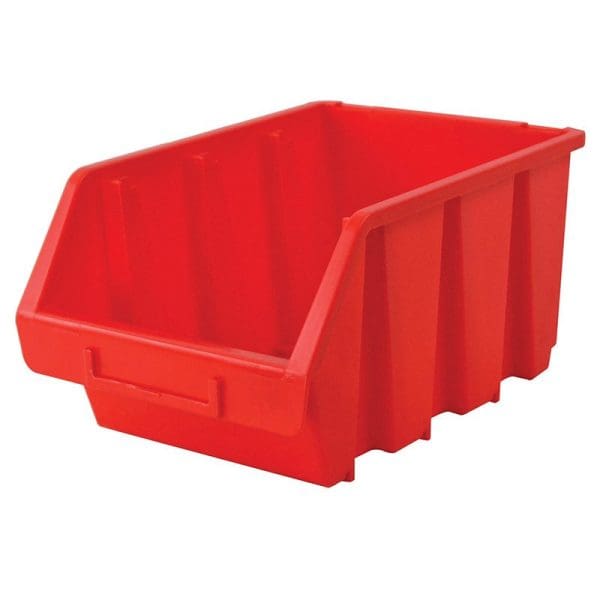 Interlocking Storage Bin Size 3 Red 170 x 240 x 126mm