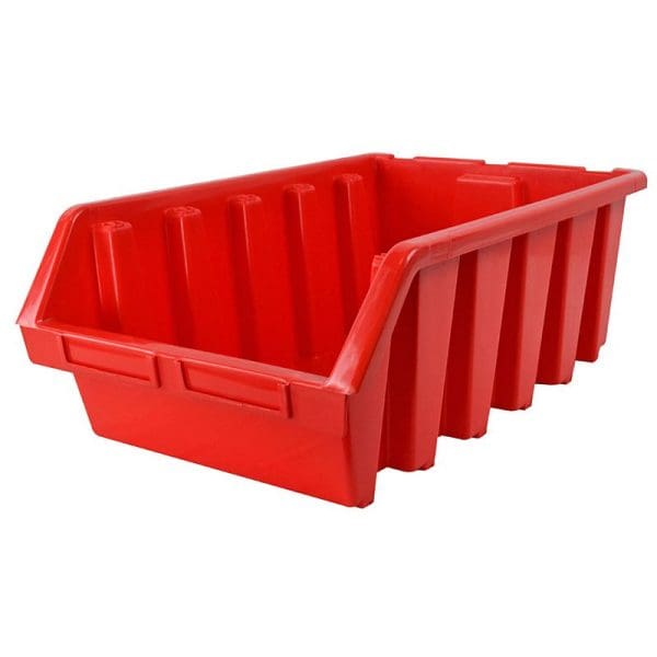 Interlocking Storage Bin Size 5 Red 333 x 500 x 187mm