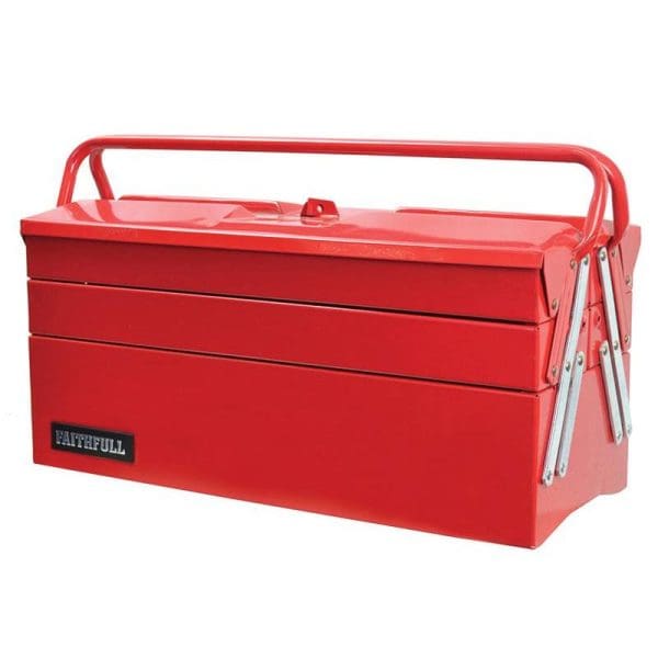 Metal Cantilever Toolbox - 5 Tray 40cm (16in)