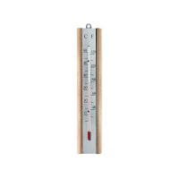 Thermometer Wall Beech Silver 200mm
