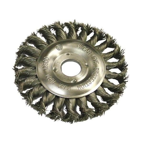 Circular Wire Brush 125 x 12mm 22.2mm Bore, 0.50mm Wire