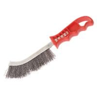 Wire Scratch Brush Steel Red Handle
