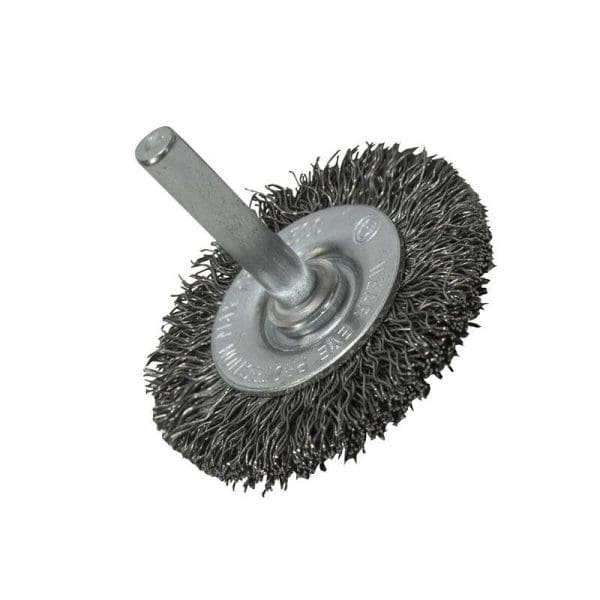 Wire Brush 50mm x 6mm Shank, 0.30 Wire