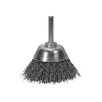 Wire Cup Brush 75mm x 6mm Shank, 0.30mm Wire