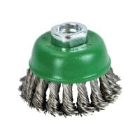 Wire Cup Brush Twist Knot 65mm M14x2