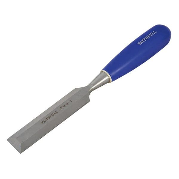Bevel Edge Chisel Blue Grip 25mm (1 in)