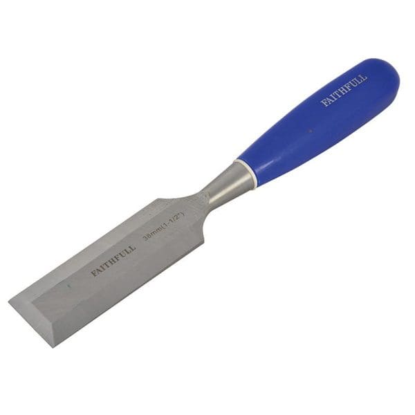 Bevel Edge Chisel Blue Grip 38mm (1.1/2in)