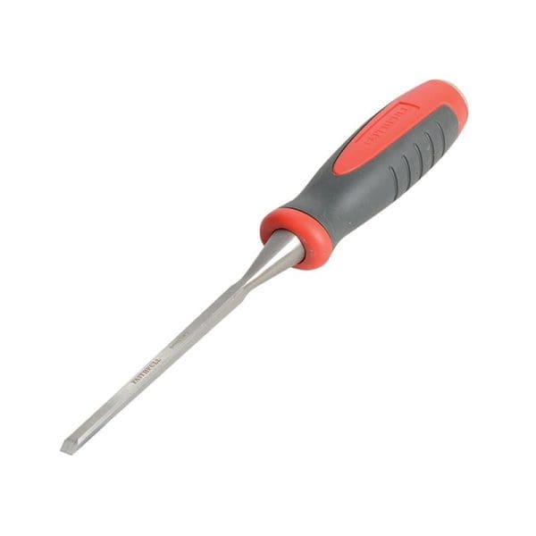 Bevel Edge Chisel Red Soft Grip 6mm (1/4in)