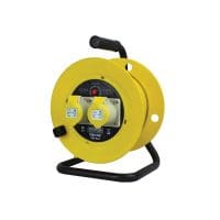Open Drum Cable Reel 110V 16A 2-Socket 25m (1.5mm Cable)