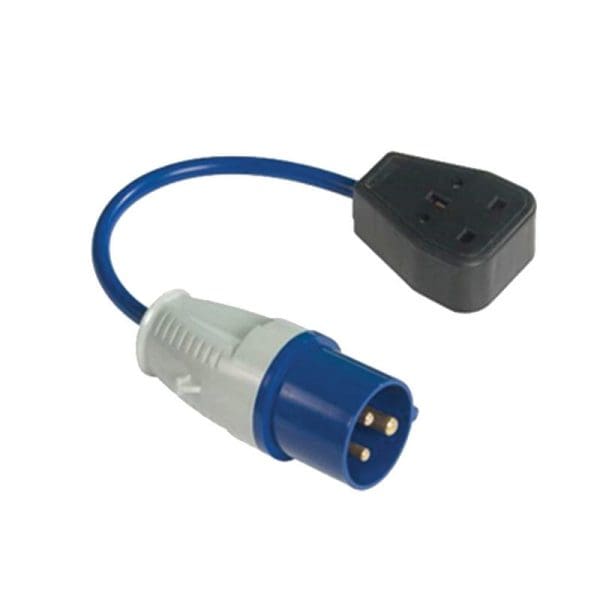 Fly Lead 240V 3-Pin Plug to 240V 3-Pin Socket and 35cm Lead