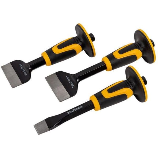 Chisel and Bolster Set, 3 Piece