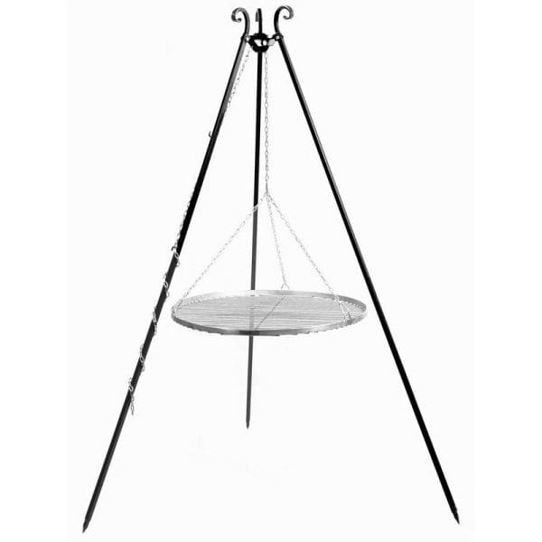 180cm Tripod with 70cm Stainless Steel Grate - Image 5