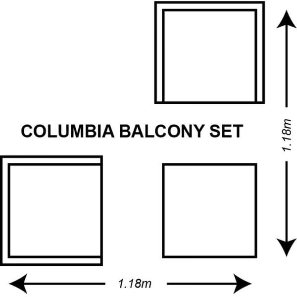Columbia Balcony Set - Image 6