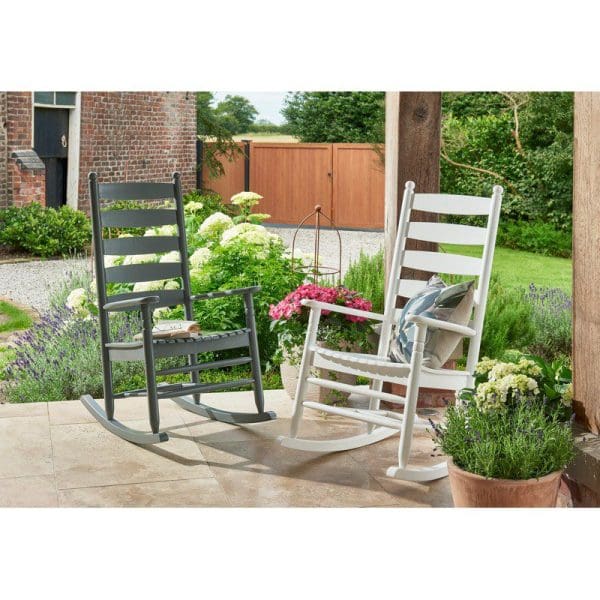 Oakwell Rocking Chair Grey - Image 2