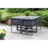 Sheringham Alu Rope Cube Dining Set