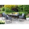Sheringham Alu Rope Cube Dining Set - Image 5