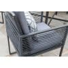 Sheringham Alu Rope Cube Dining Set - Image 6