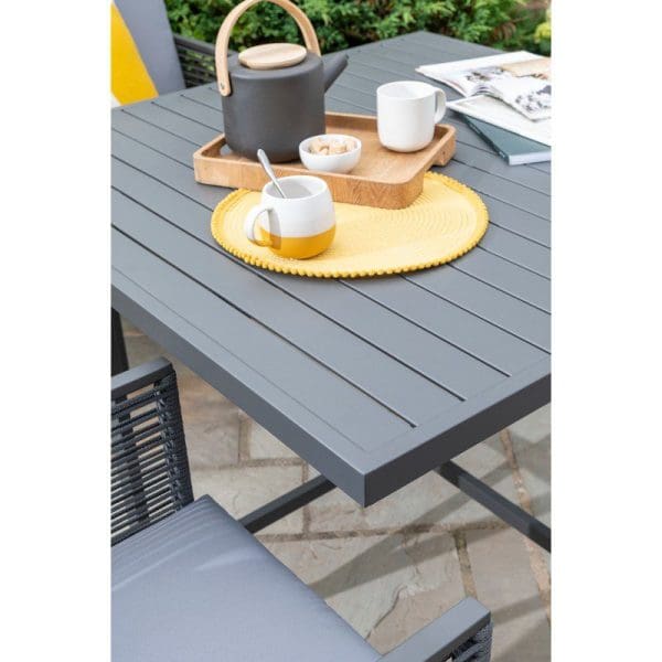 Sheringham Alu Rope Cube Dining Set - Image 7