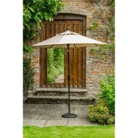Elizabeth Taupe Parasol 2.2m