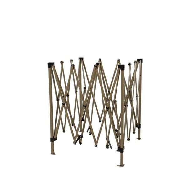 Got It Covered Pop Up Gazebo Taupe and Brown - Image 3