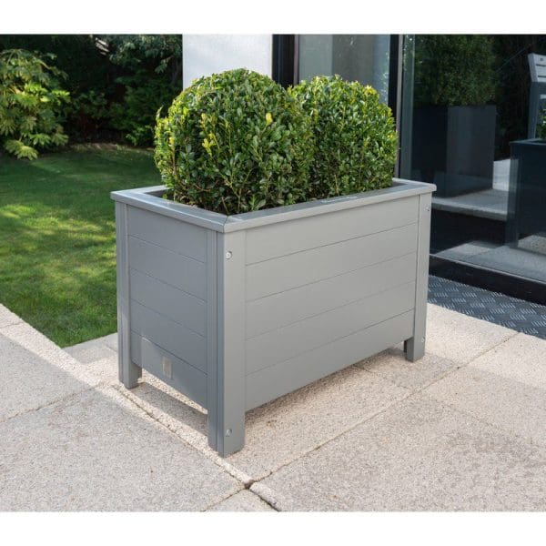 Grigio Rectangular Planter 35x60cm