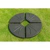 Four Part Black Cantilever Base 80kg