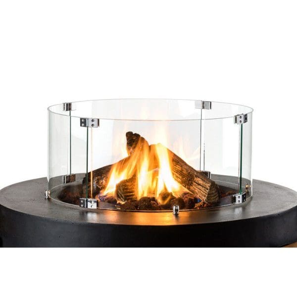 Glass Screen Kit for Round Cocoon Fire Pit