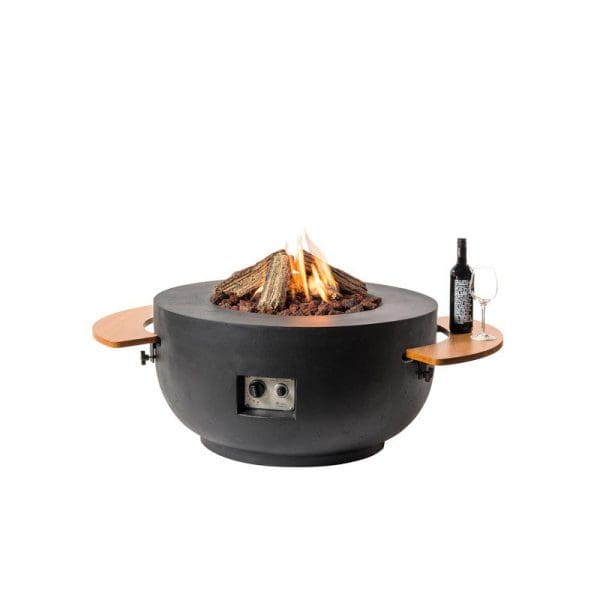Cocoon Bowl Gas Fire Pit Black - Image 5