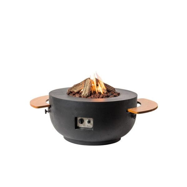 Cocoon Bowl Gas Fire Pit Black - Image 6