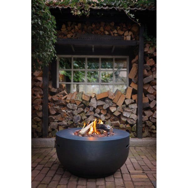 Cocoon Bowl Gas Fire Pit Black - Image 2