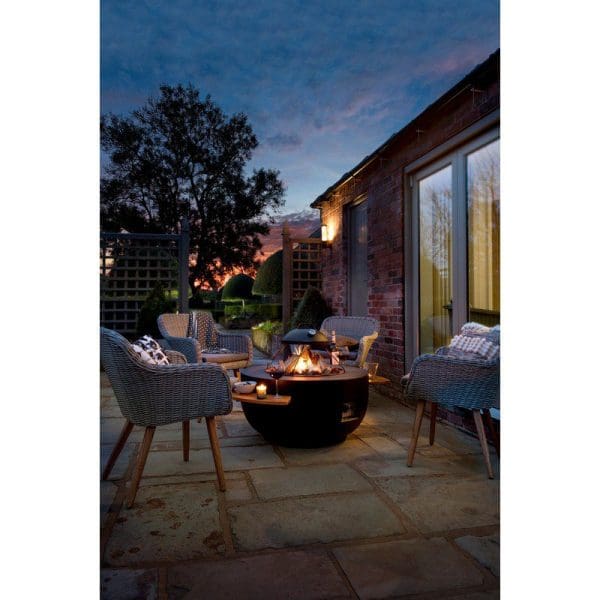 Cocoon Bowl Gas Fire Pit Black - Image 3