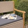 Alderley Rattan Storage Bench - Natural - Image 3