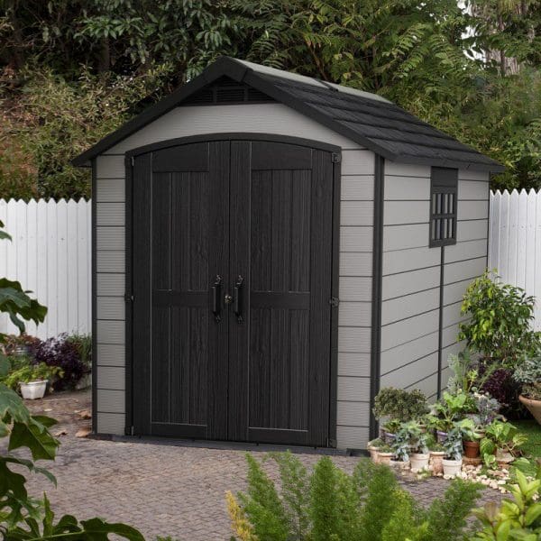 Keter Premier 7.5x9 Plastic Shed - Image 2