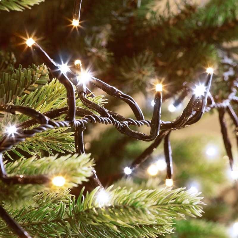 Warm white christmas tree cluster lights Clearance