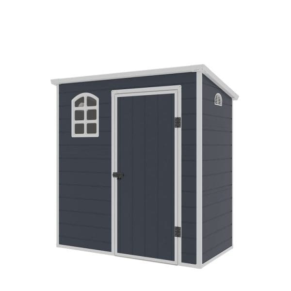 6x3 Plastic Pent Shed - Jasmine - Image 2