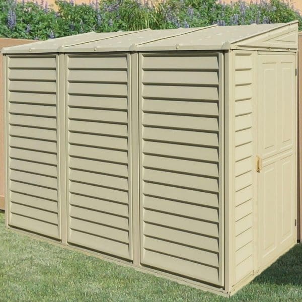 Lean To Shed 4x8 - Plastic Saffron - Image 3