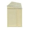 Lean To Shed 4x8 - Plastic Saffron - Image 6