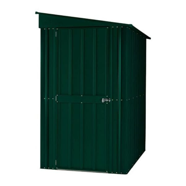 Lean To Shed 4x6 - Green Metal Lotus