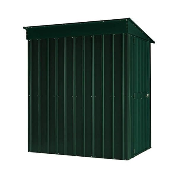 Lean To Shed 4x6 - Green Metal Lotus - Image 3