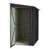 Lean To Shed 4x8 - Anthracite Grey Metal Lotus - Image 5