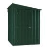 Lean To Shed 5x8 - Green Metal Lotus