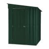 Lean To Shed 5x8 - Green Metal Lotus - Image 2